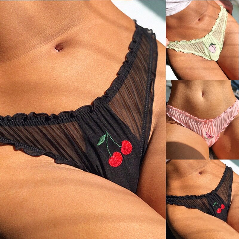 Sexy ren trim quần sịp quần lót liền mạch thấp eo sheer lưới phụ nữ tóm tắt thở thời trang phụ nữ 39; s đồ lót sexy quần lót