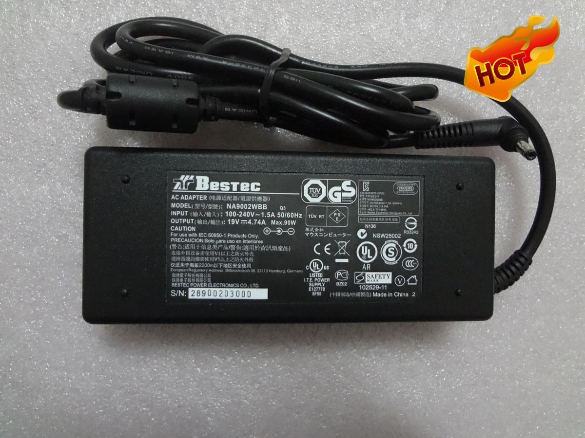 Original AC adapter charger For Dell Vostro 5460 BesTec NA9002WBB 19V 4.74A 90W 