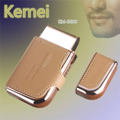 Kemei 2 In 1โกนหนวดแบบชาร์จไฟได้ผู้ชาย110-220Vมีดโกนหนวดไฟฟ้าVintageหนังProfessionalเครื่องโกนกำจัดขน