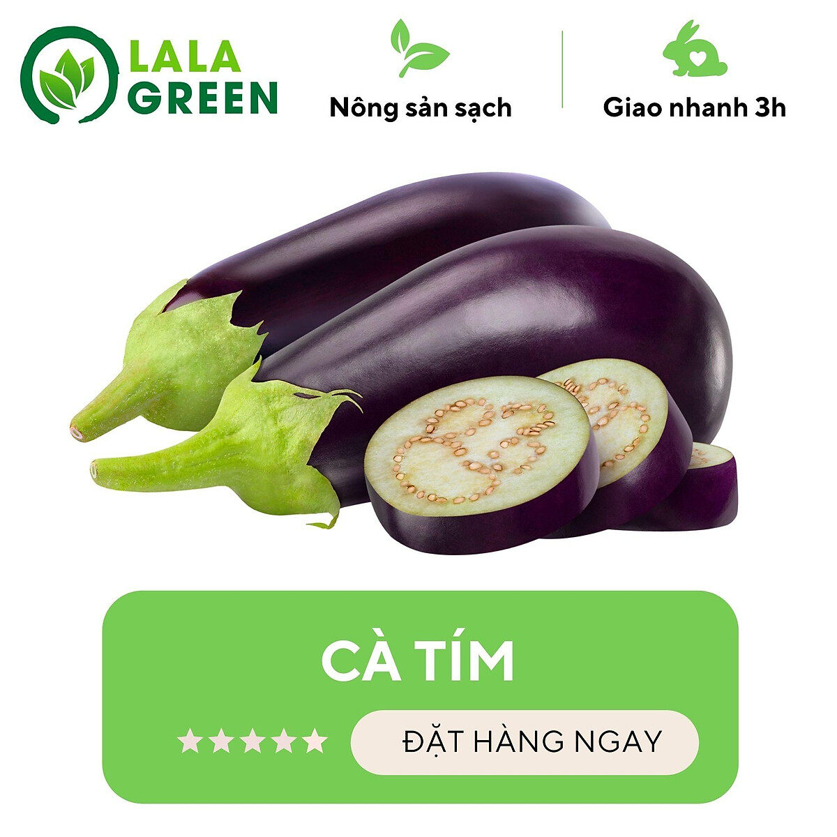 [Chỉ Giao Hcm] Cà Tím (Sạch/Vietgap) - 1Kg