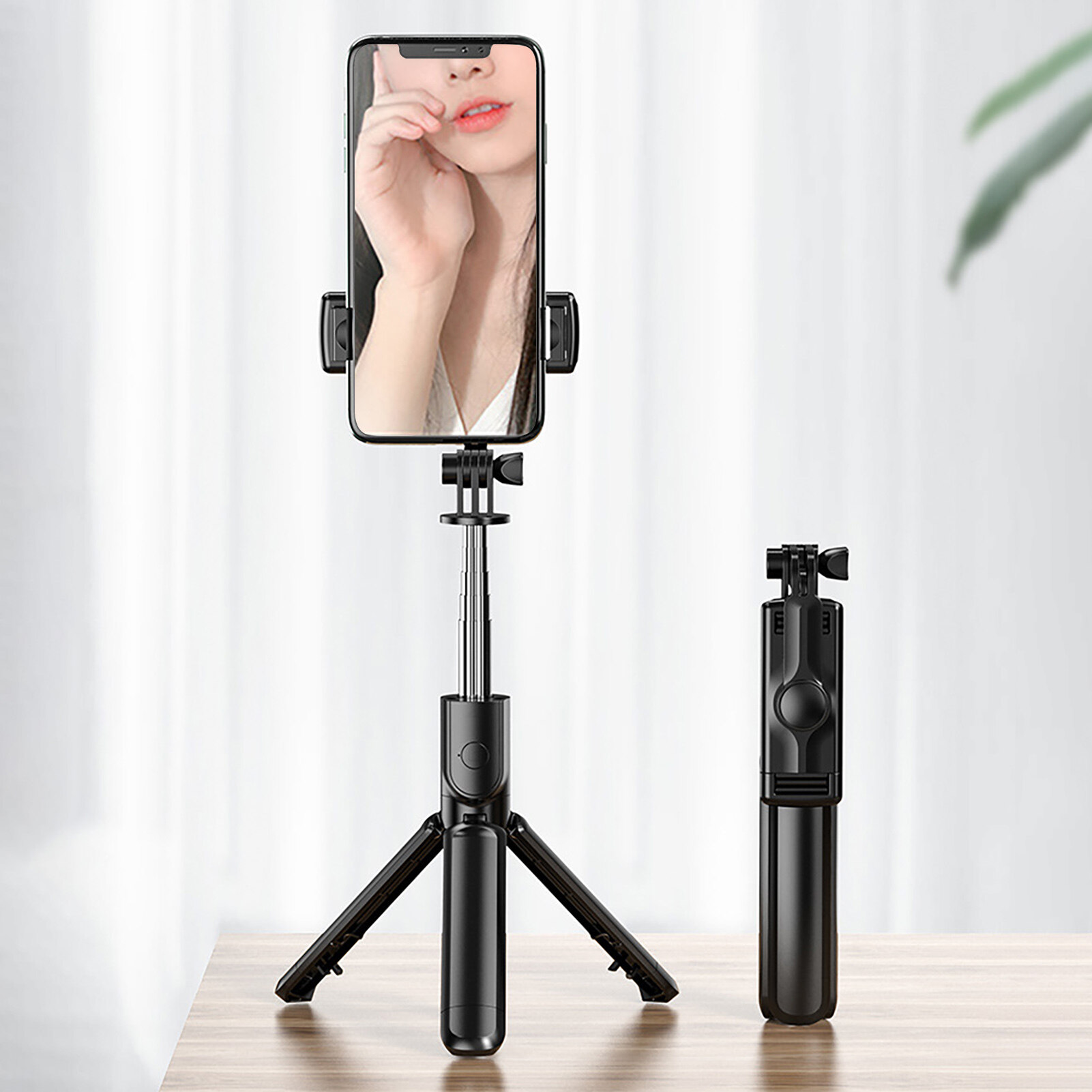 S03 giá đỡ ba chân gậy selfie xách tay 360 độ xoay giá đỡ ba chân thông dụng đứng với điều khiển từ xa không dây cho hình ảnh tuyệt vời Chân máy ảnh tự sướng