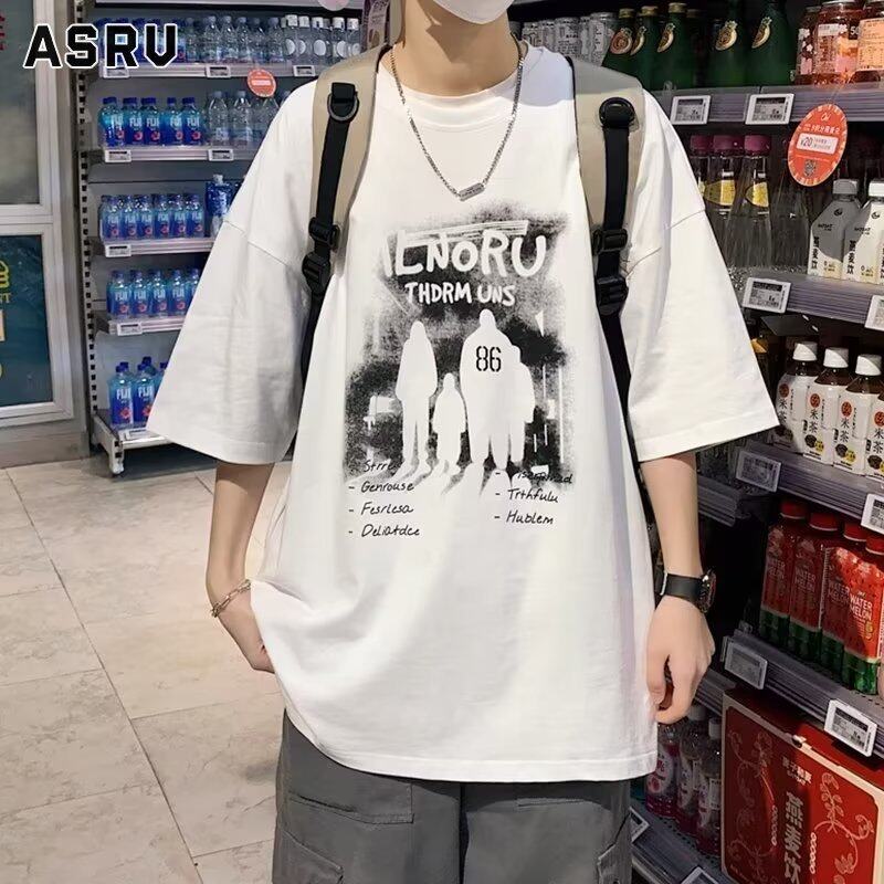 ASRV Men s T-shirt Graphic print Loose and stylish Short sleeves with