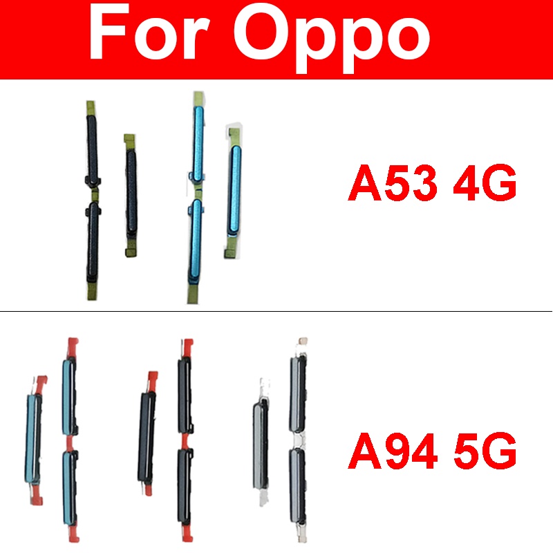 Phím bên nguồn âm lượng lên xuống nút nguồn + volume nút bên cho oppo a53 a94 5g cph2211 linh kiện sửa chữa cáp dẻo