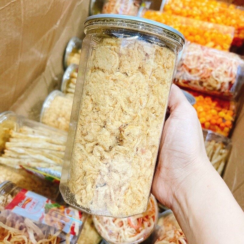 Chà bông heo xù hũ pet 250gr