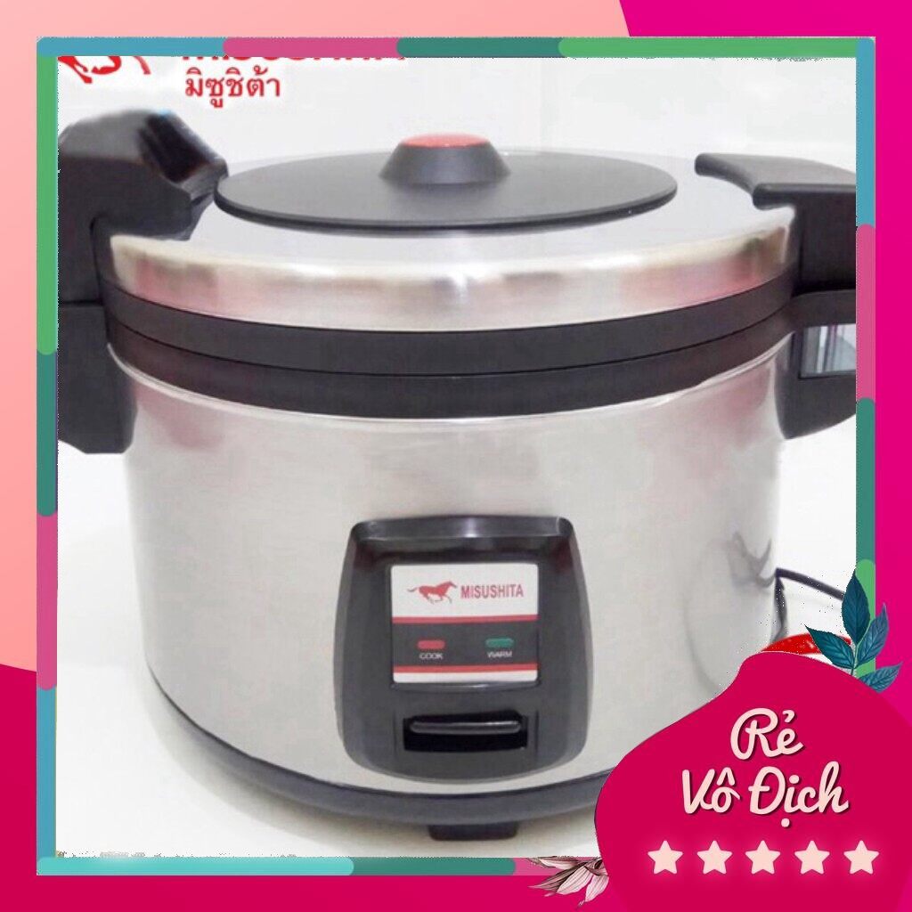 Nồi cơm công nghiệp Misushita Thái Lan  5,6L ~2000W To Dày Dặn, Nấu Cơm Ngon, Nhanh, BH 12 Tháng