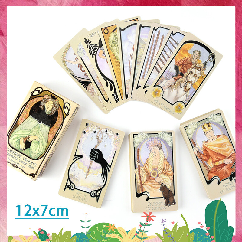 Bài Tarot Ethereal Visions Illuminated | Kích Thước Lớn 12*7 Cm | Trò Chơi Bói Toán | Thẻ Bói Toán |