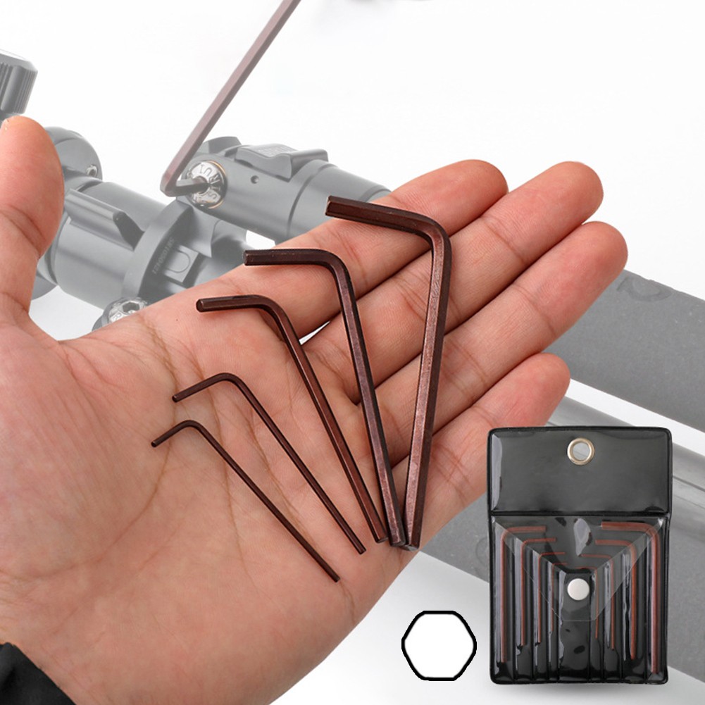 8pcs nhỏ khóa sáu cạnh bộ cờ lê 0.7-4mm hình lục giác l loại cờ lê dụng cụ sửa chữa