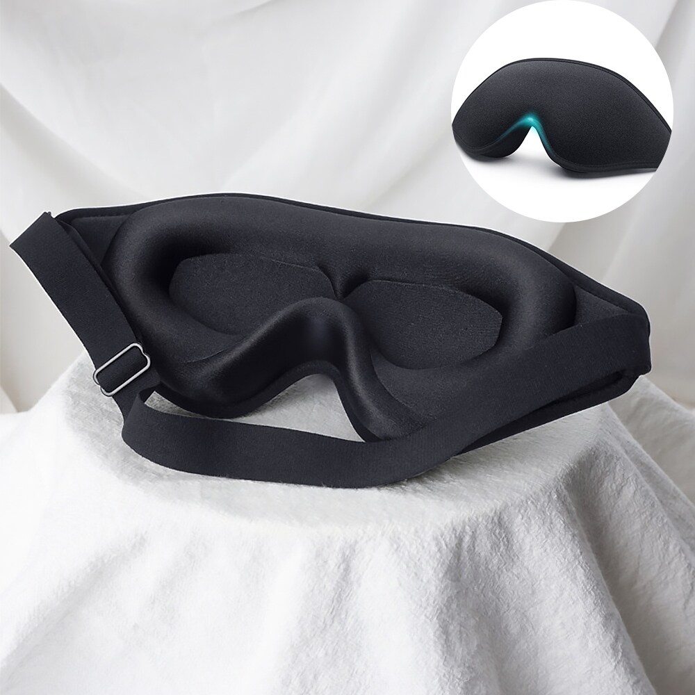 【Fire New】 3D Sleeping Mask Block Out Light Sleep Mask for Men and Woman Eye Shade Cover Eyes Blindfold Sleeping Aid Face Mask Eyepatch