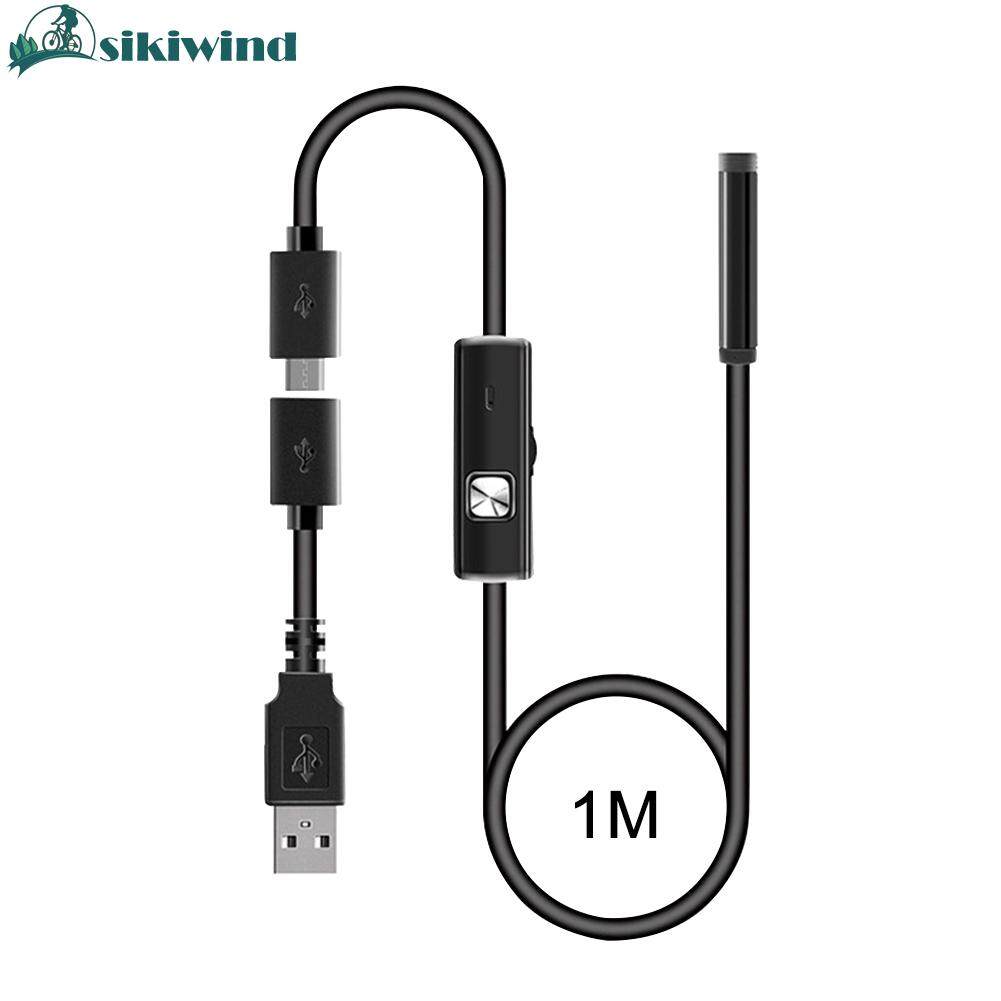 7โมบายมิลลิเมตรโทรศัพท์ Endoscope ท่อกันน้ำ USB 6LED อุตสาหกรรมกล้องงู