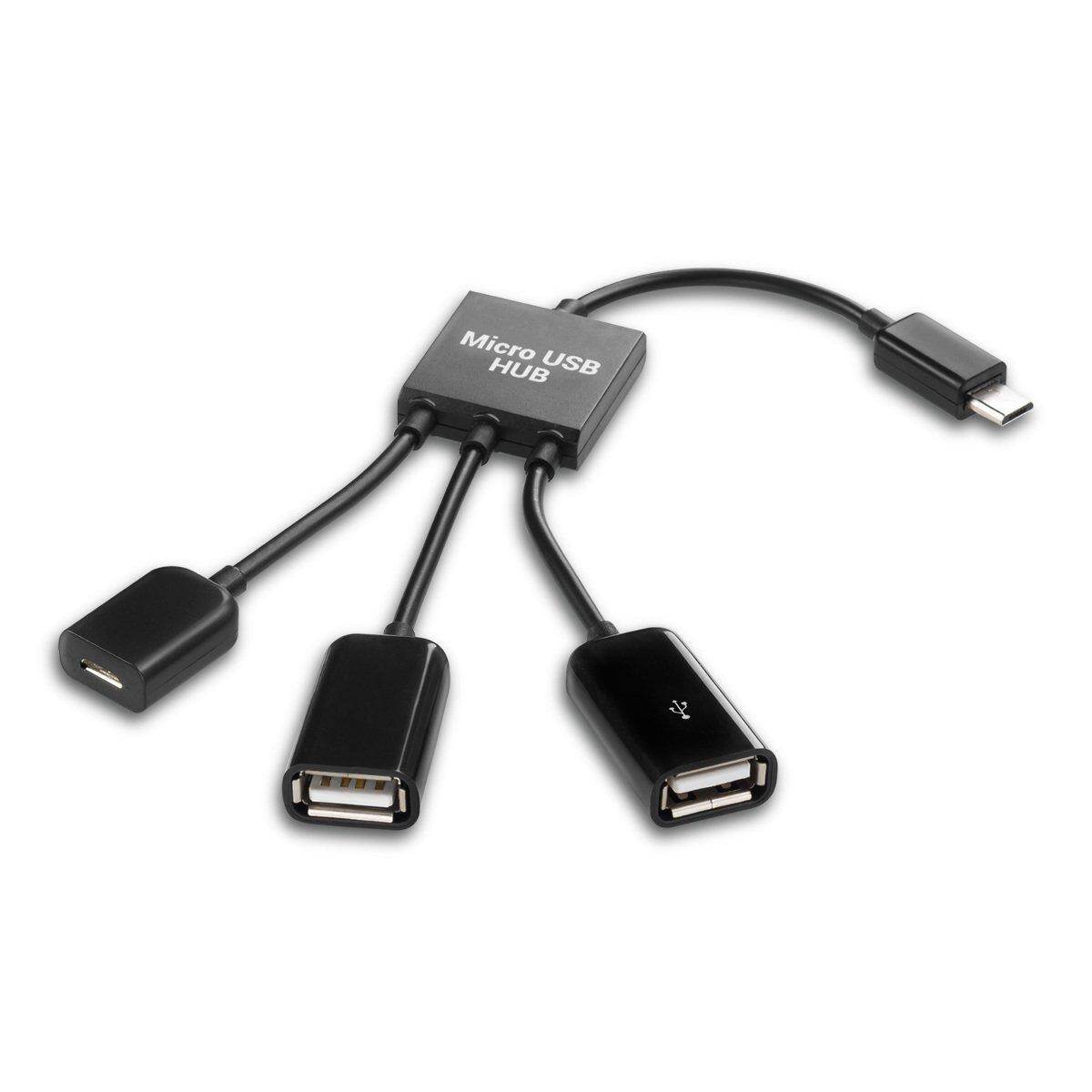 Bộ chuyển đổi hub otg micro usb cho điện thoại thông minh/máy tính bảng bộ chia cổng micro usb cho apple samsung lenovo