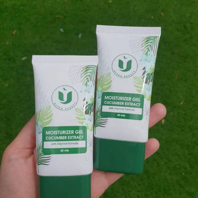 Ulfaa Beauty Moisturizer Gel Cucumber Extract 40ml 100 Original Hq Free Gift Lazada