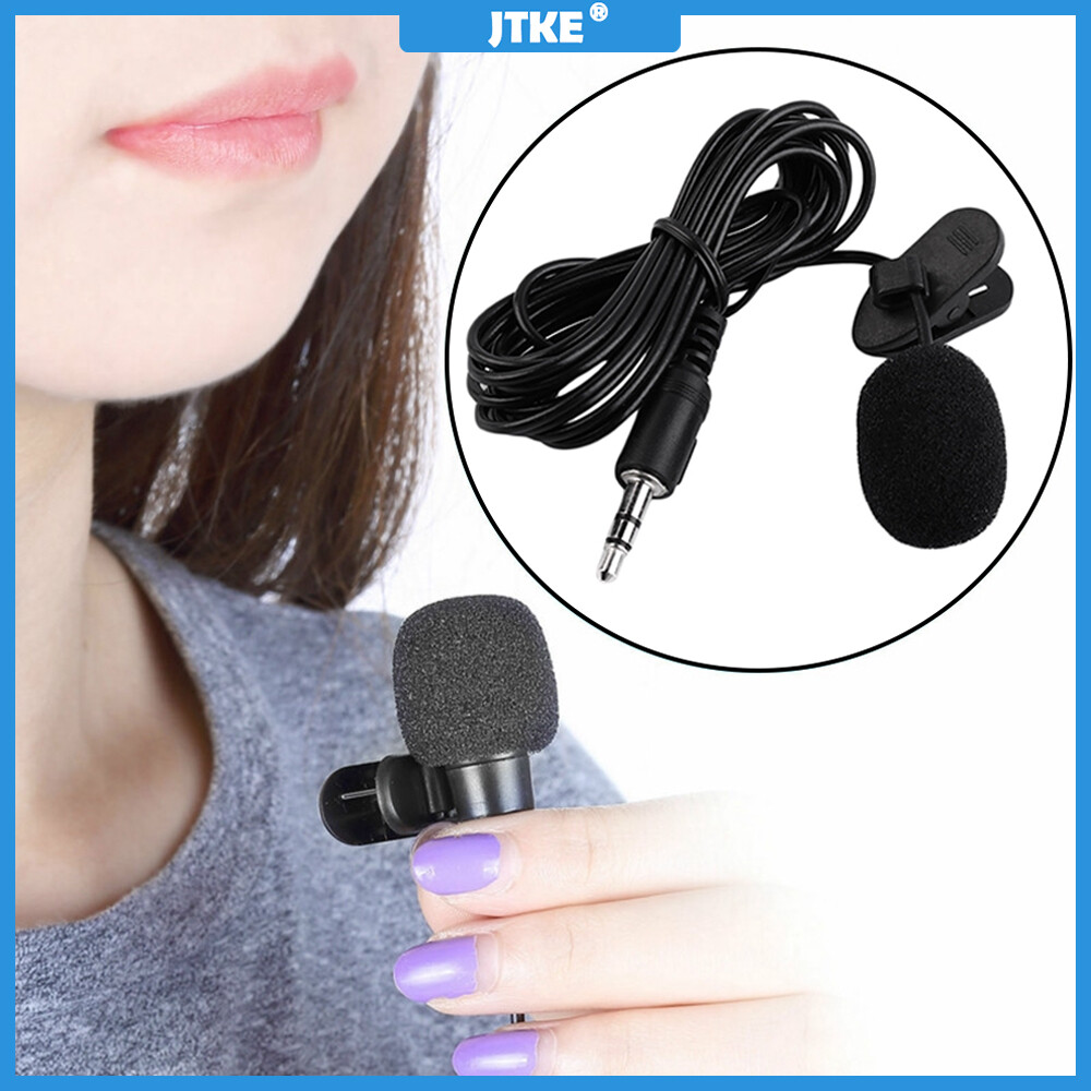 JTKE 3.5 Mét Hoạt Động Clip Microphone Với Mini USB Có Dây Bên Ngoài Mic Âm Thanh Adaptor Cable Cho PC Car DVD Radio Player