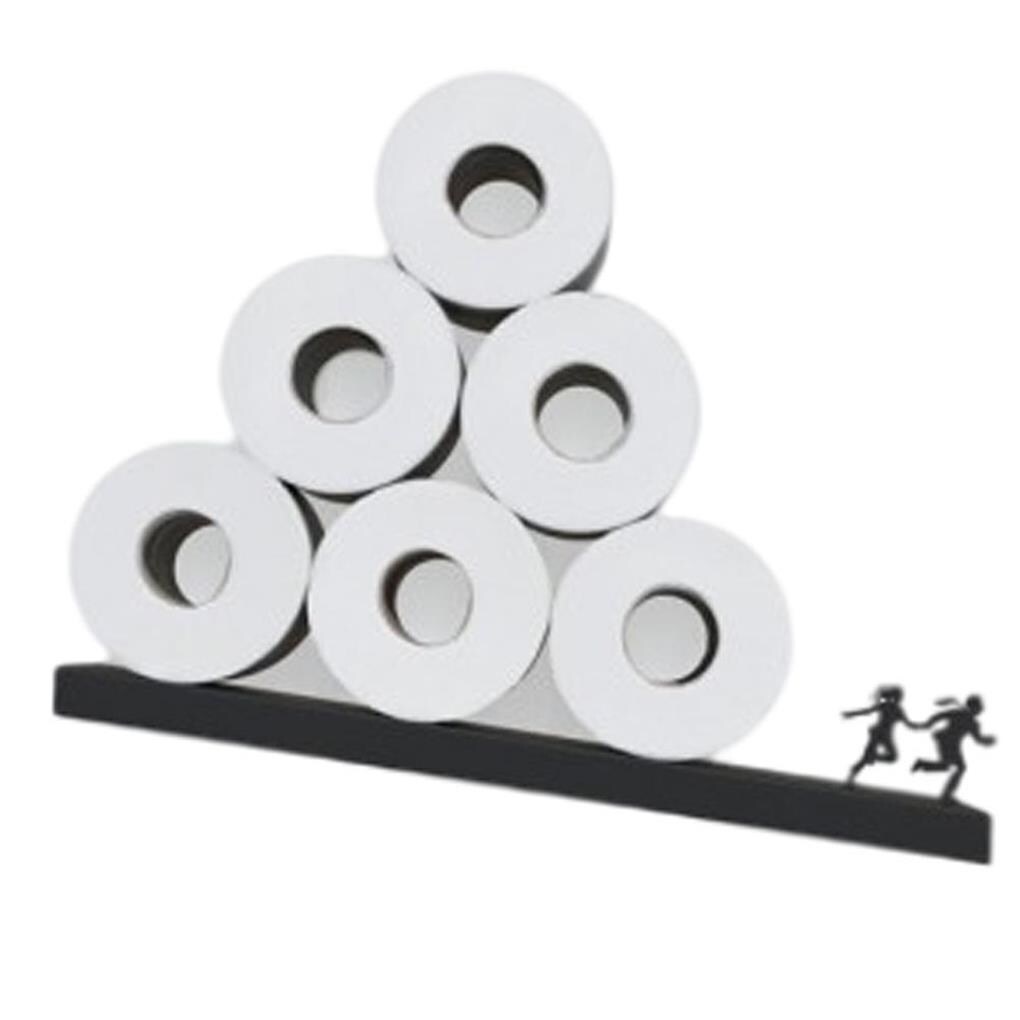 【Hot Sale】 Floating Shelf Toilet Paper Holder Modern Wall Mount Organizer for Rolls Tissues Creative Valentine 39;s Day Gift ราคา 1,710 บาท*ส่งฟรี