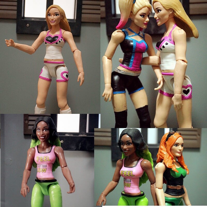 Mô hình nhân vật đấu vật mattel wwe 6 inch natalya alexa becky lynch naomi