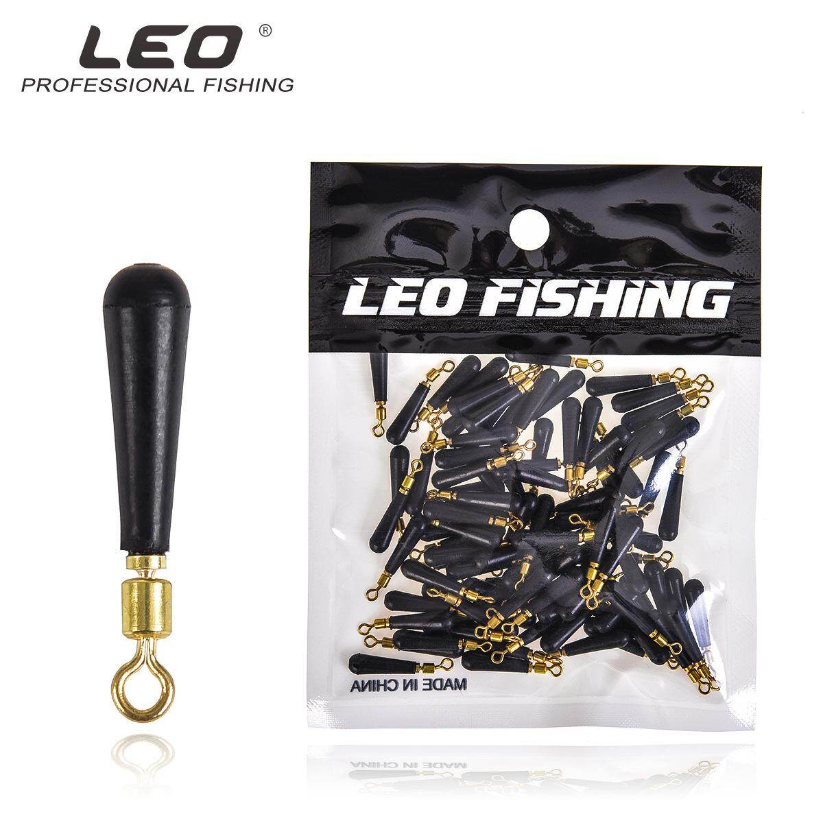 LEO Cái/lốc 100 Ghế Phao Xoay Lớn 23G Vừa 18G Nhỏ 15G Ổ Cắm Phao Phụ Kiện Câu Cá Bằng Cao Su Kim Loại 27933