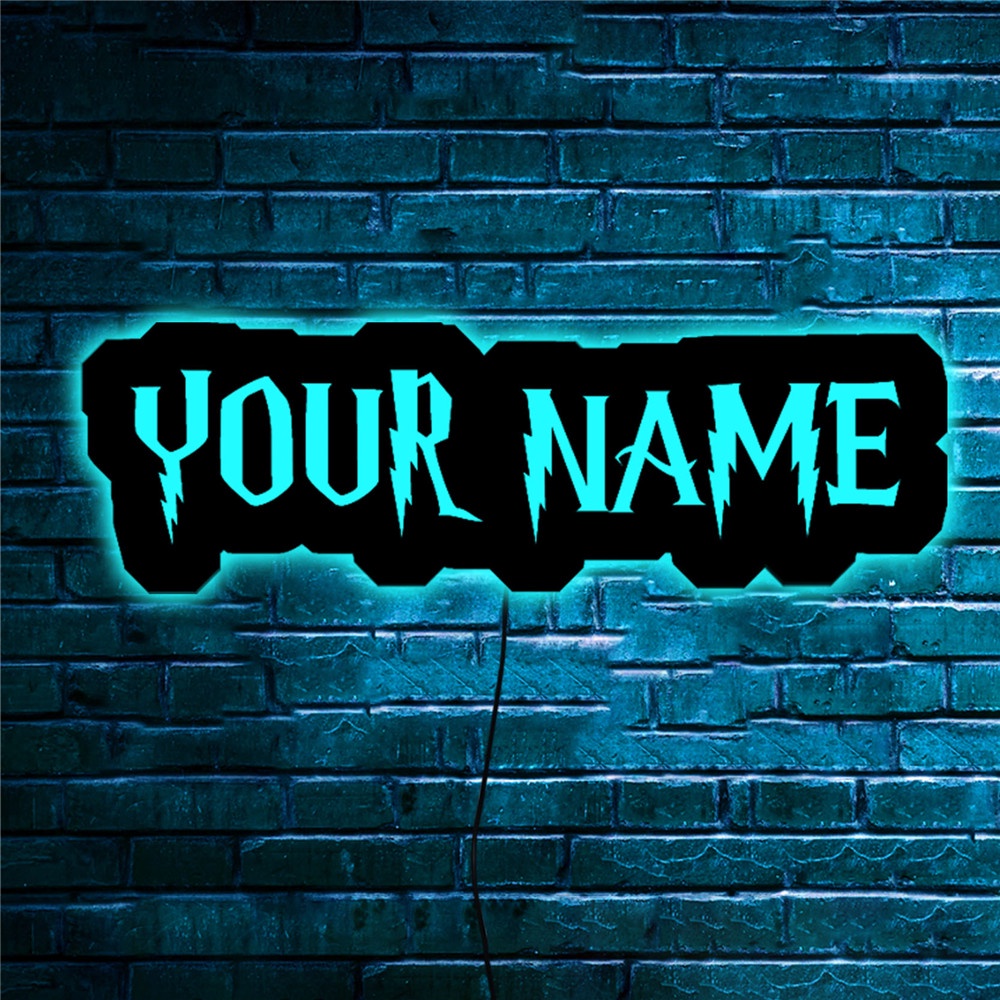 Personalized Custom Name/Text/Number/Game Tag/ID LED Wall Lamp Colorful Neon Sign Light for Home Living Room Bedroom Decoration just for GIFT