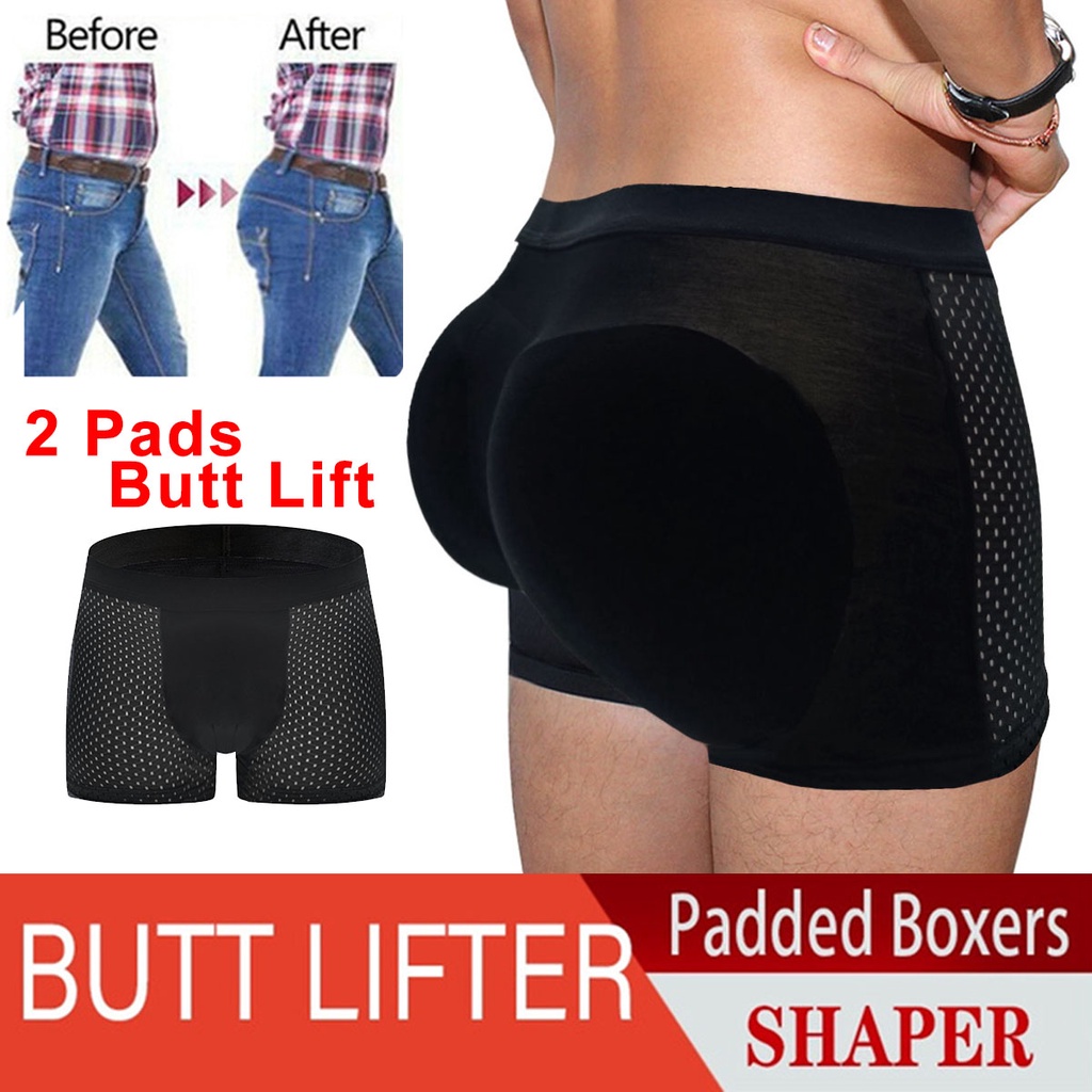 Người đàn ông quần độn mông ER quần short hip Enhancer nâng mông phóng to mông nâng quần lót cuecasmale quần lót mông giả