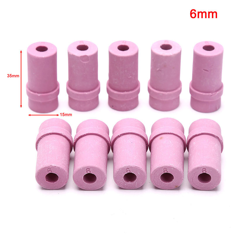 10 cái đầu phun cát bằng gốm đầu phun cát khí cho dụng cụ phun khí nén
