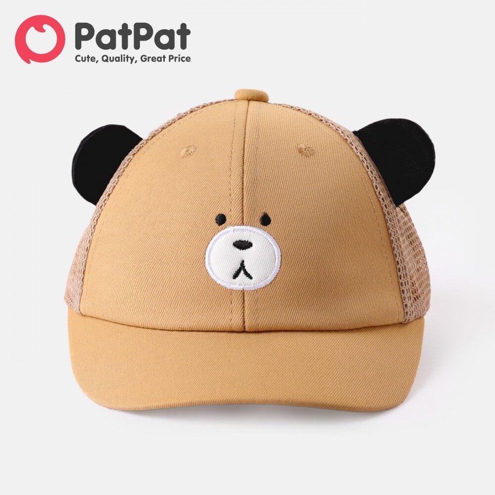 PatPat Mũ Xe Tải Gấu Nhỏ Hoạt Hình Dễ Thương Cho Trẻ Mới Biết Đi Trẻ Em