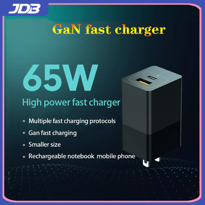【Gan】bộ Sạc GaN Jdb 65W Bộ Sạc PD QC3.0 20W Loại C Sạc Nhanh Giao Hàng Điện, Dành Cho iPhone 12, iPad Pro 2020 , MacBook Air, Máy Tính Xách Tay ThinkPad SAMSUNG S20 +/Huawei/Oneplus/Surface Pro 7/Dell/ASUS/Lenovo