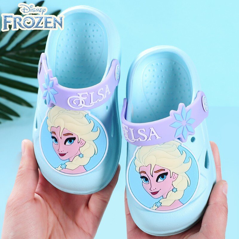 Disney đông lạnh Elsa giày làm vườn mùa hè trẻ em giày dễ thương bé Giày
