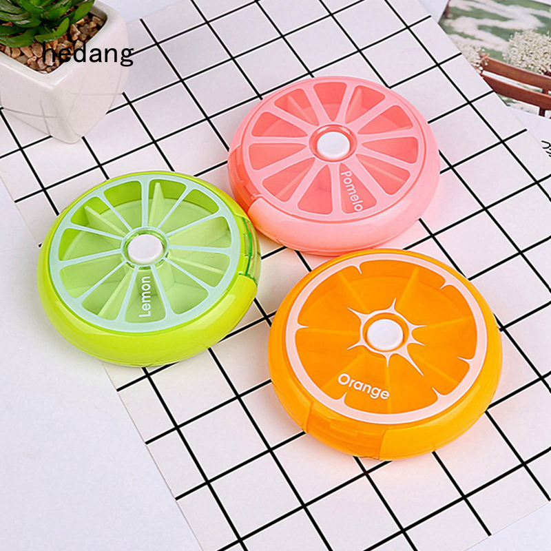 Hộp đựng thuốc nhỏ hàng tuần thuốc viên Hộp xoay hộp thuốc trường hợp Splitter đồ sắp xếp Thuốc Du lịch nhỏ gọn 7 ngày Hộp đựng thuốc trường hợp