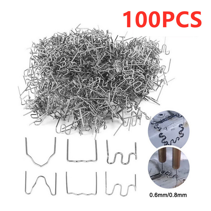 100Pcs Hot Stapler Staples Cho Nhựa Thợ Hàn Ô Tô Nhựa máy sửa chữa Hàn Que Bộ hãm xung cho xe Sửa Chữa máy hàn
