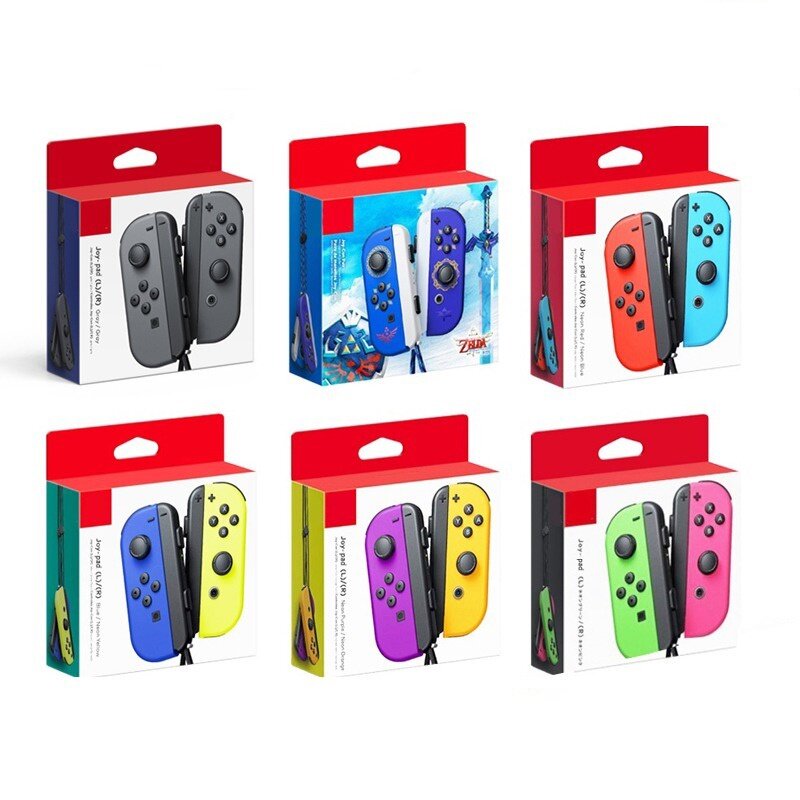 Wireless Control JoyCon Gamepad For Nintendo Switch Oled Controllers With Straps Dual Vibration Joysticks For NS Switch Joypad