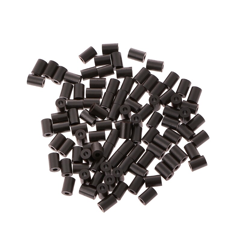 100x lõi bọc ferit bộ lọc vòng lõi emi 3.5x5x1.5mm hạt ferit hình xuyến
