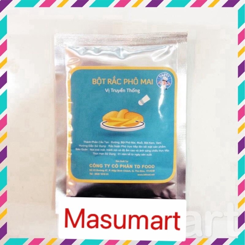 Bột rắc phô mai vị truyền thống 100g