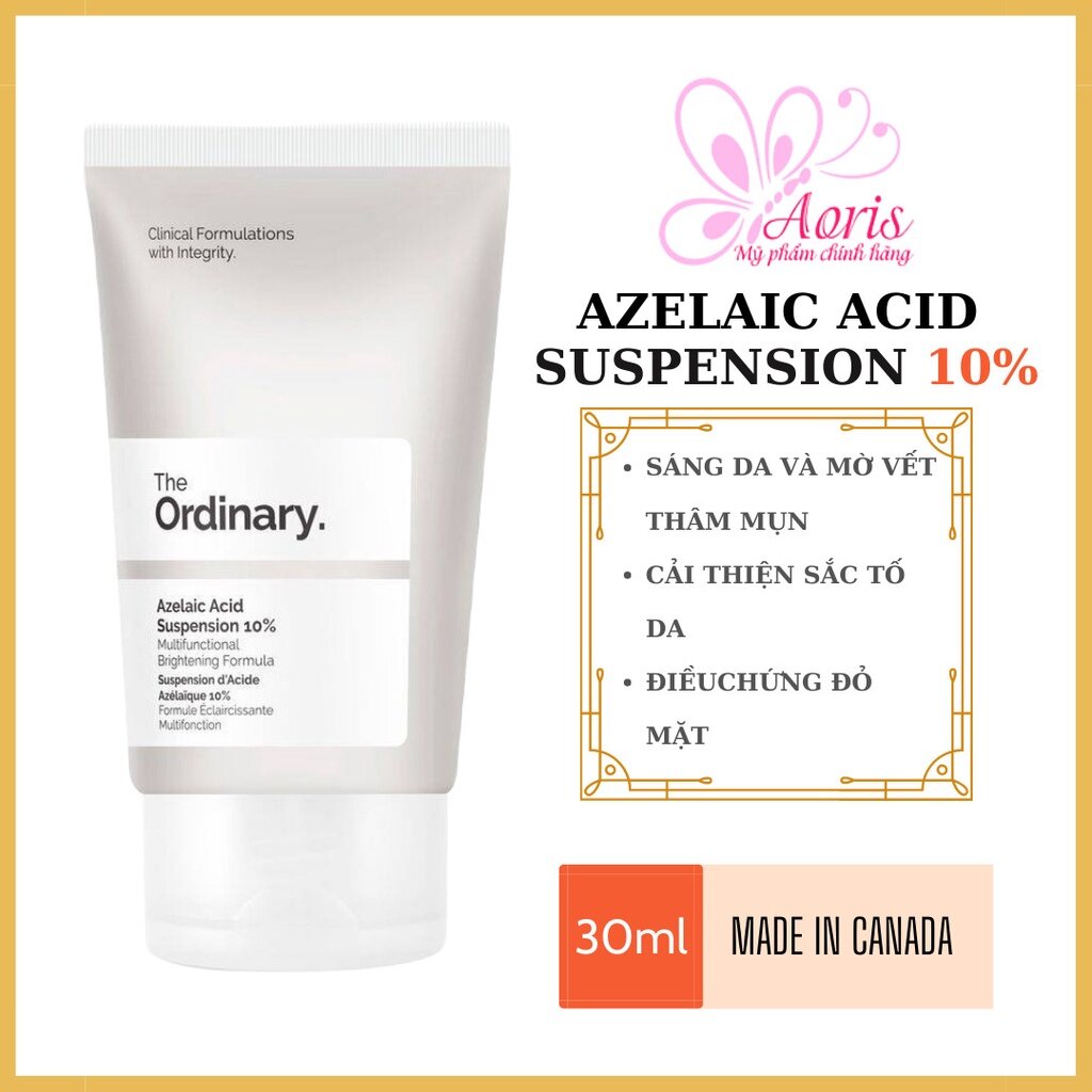 Kem Dưỡng Sáng Da, Thâm Mụn The Ordinary Azelaic Acid Suspension 10%