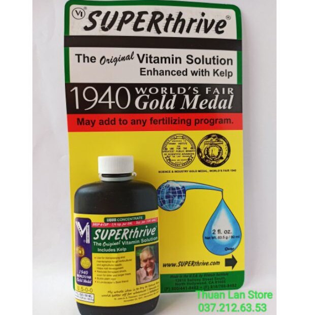 Siêu kích rễ superthrive - siêu tăng trưởng nhập usa lọ 60ml