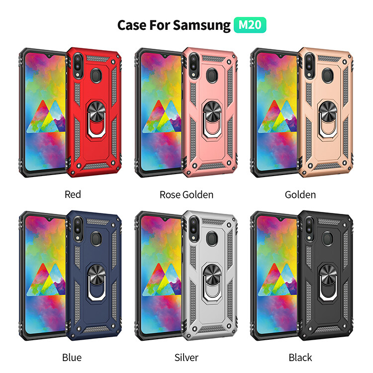 Ốp lưng samsung galaxy m20 ốp lưng điện thoại cứng giáp chống sốc chân đế ốp lưng samsungm20 m20
