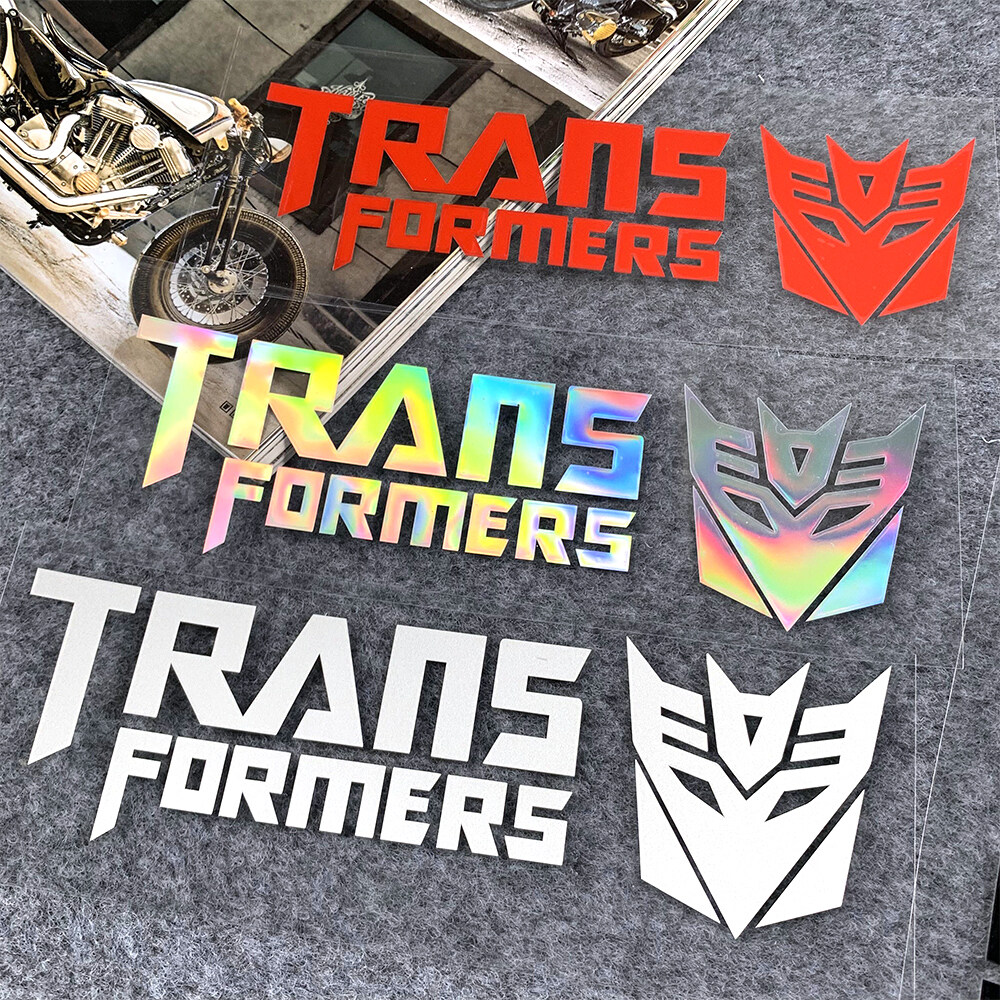 Laser Autobot máy biến áp tấm gắn logo đồ họa xe Đề-can chống thấm nước 13cm nhãn dán