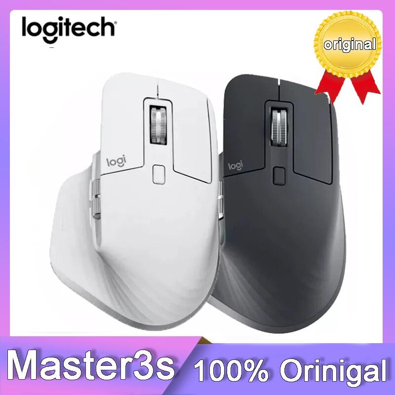 Logitech chuột không dây mx master 3s chuột không dây 2.4ghz chuột chơi game bluetooth không dây tự động chuyển số laser dpi8000 chuột văn phòng cho máy vi tính