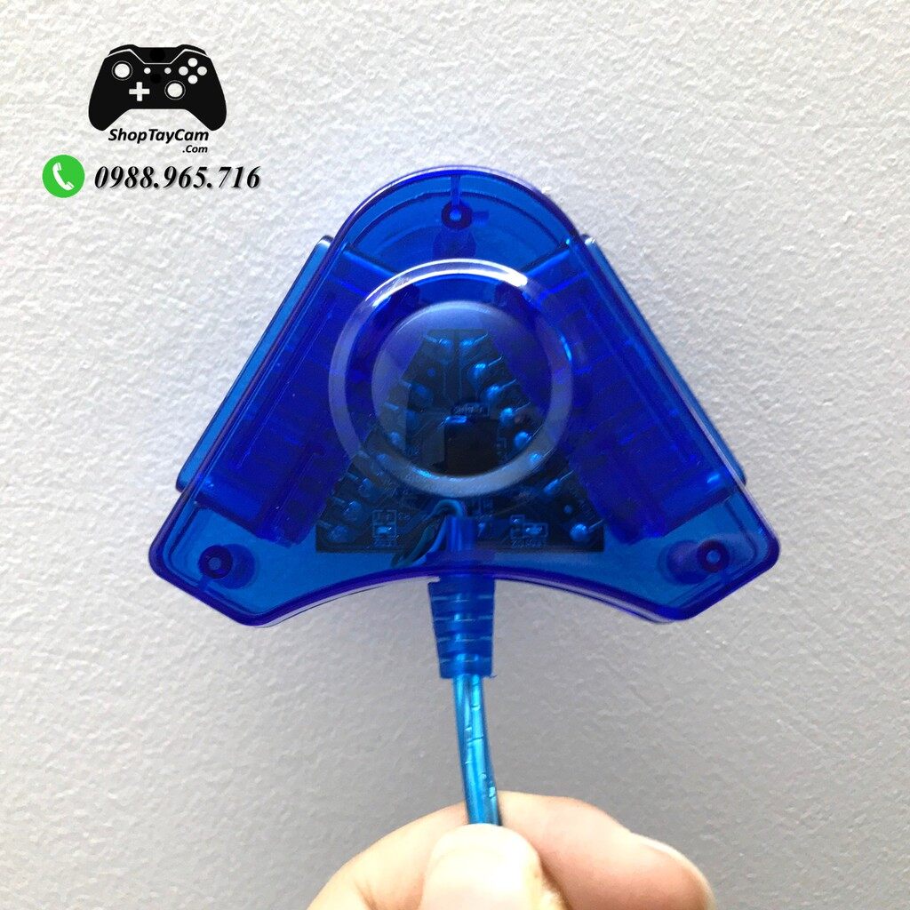 Cổng chuyển tay cầm ps2 sang cổng usb pc hàng xịn loại tốt, đầu chuyển tay cầm ps2 sang usb