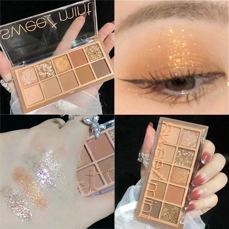 Bạc hà ngọt ngào cool toned phấn mắt nhám long lanh phấn mắt
