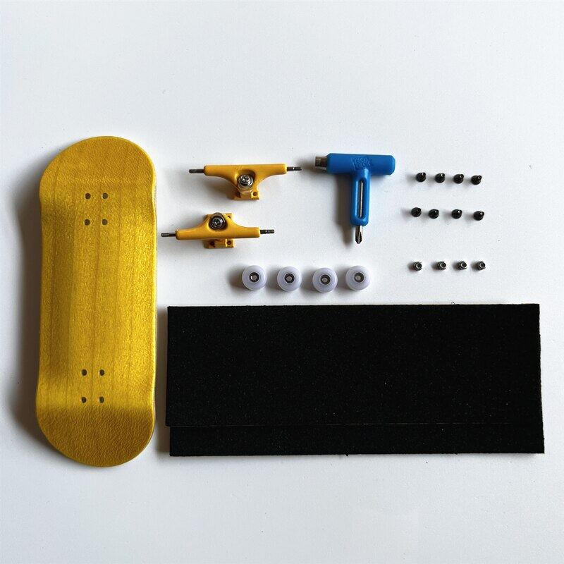 Custom Logo Wood Deck Finger Board Skateboard Skate Truck Fingerboard With