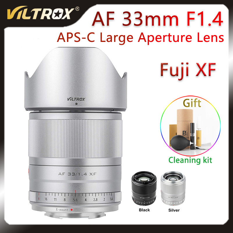 VILTROX 33mm F1.4 XF Auto Focus Fixed Focus APS-C Portrait Lens for Fujifilm Fuji X-Mount Camera Lens X-T3 X-T2 X-H1 X-T30 X-T20 Presyo 14,380 Piso*Libreng Shipping