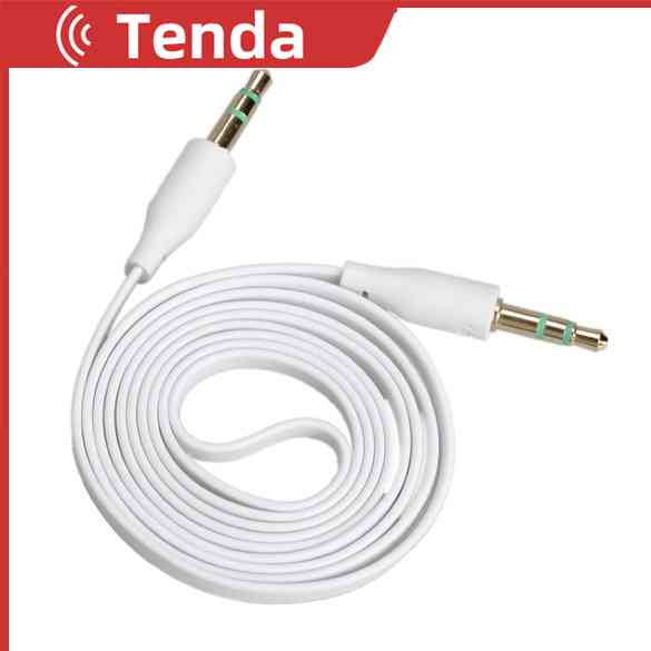 Cáp phụ trợ aux giắc cắm âm thanh nổi 1m 3.5mm mới cho iphone ipod mp3