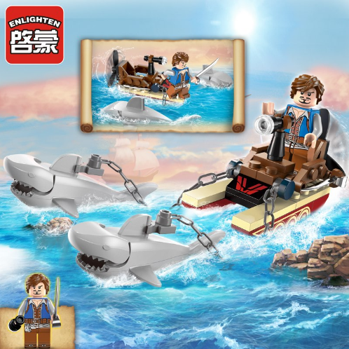 ENLIGHTEN 1302 Pirates Series Building Blocks Toys Set Brick