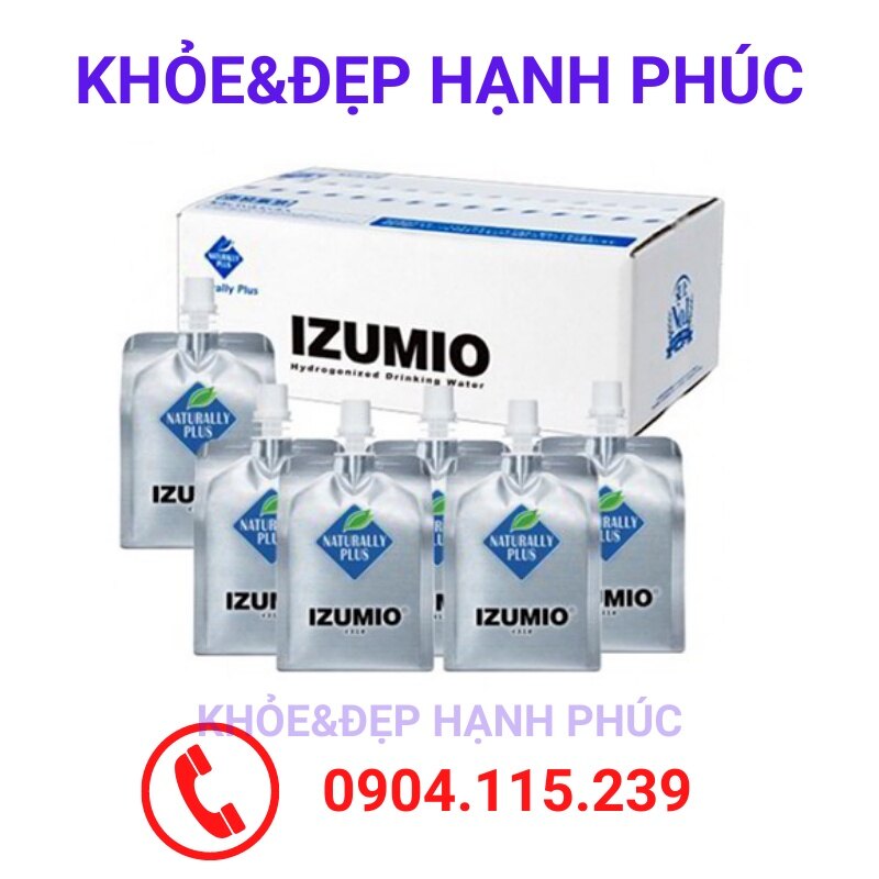 Nước chống oxy hoá Izumio giàu hydro