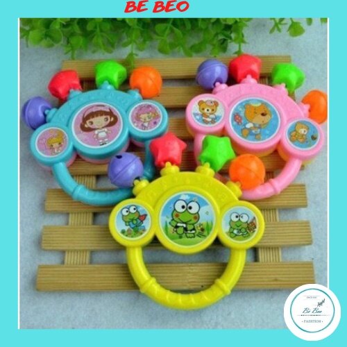 Xúc xắc cầm tay 4 chuông siêu yêu cho bé
