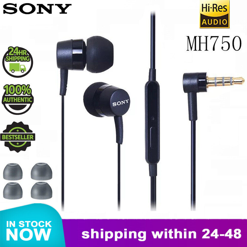 Sony tai nghe âm thanh nổi nhét tai mh750 mh-ex300ap tai nghe âm thanh sống động bass mạnh trả lời cuộc gọi
