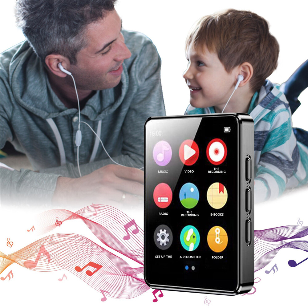Máy nghe nhạc sinh viên bt mp3 máy nghe nhạc mp3 mini màn hình hd 1.8 inch walkman thể thao