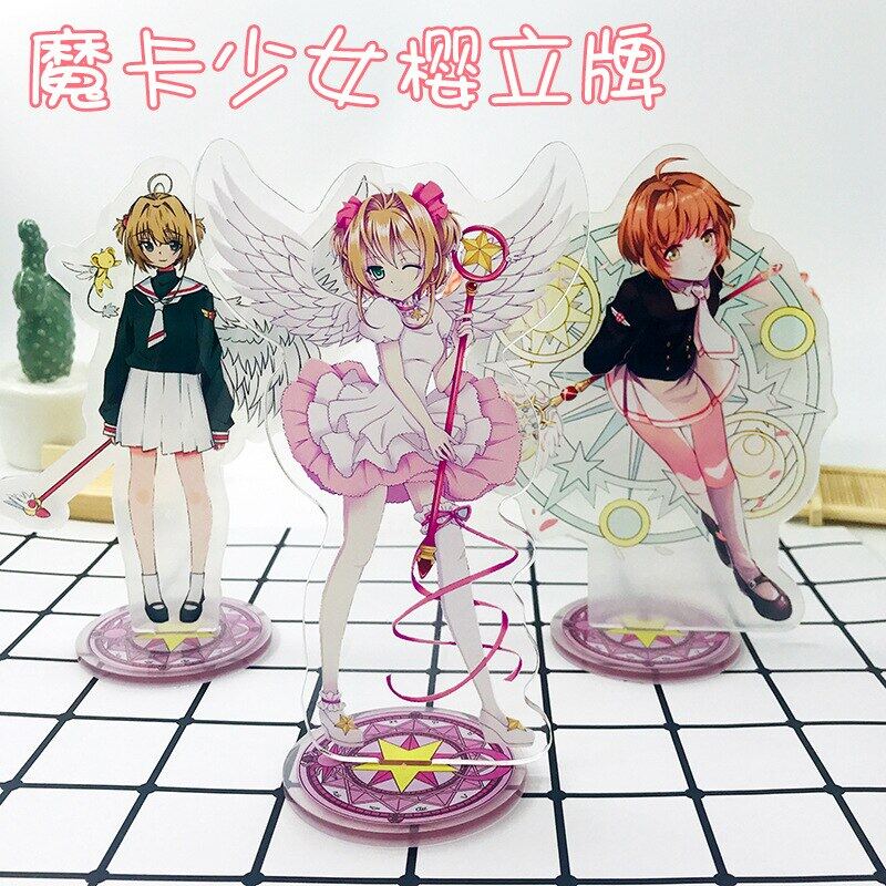 Cardcaptor Sakura Acrylic Stand Model Toys Sakura Kero Li Syaoran Anime