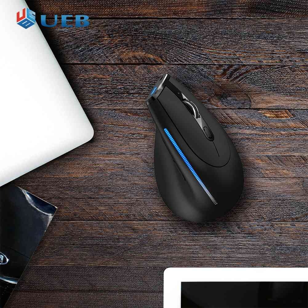 Zelotes chuột dọc công thái học chuột máy tính 6 nút f-36a phụ kiện máy tính điều chỉnh được 2400 dpi