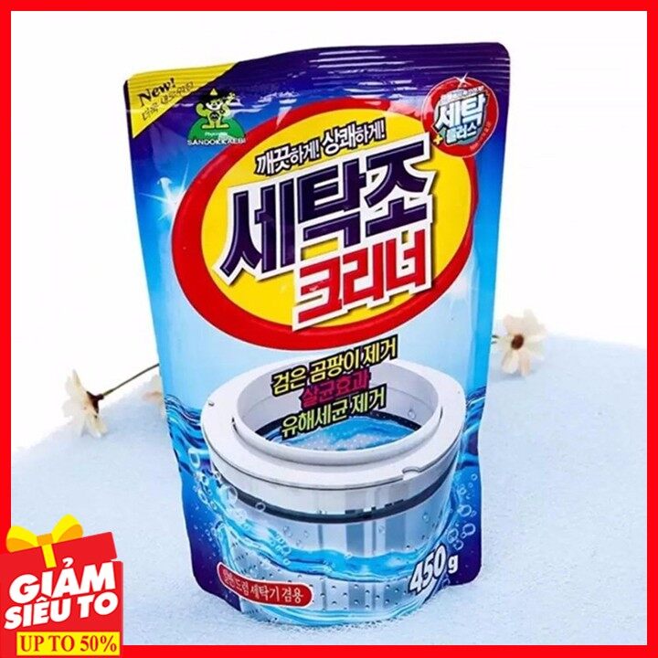 Bột tẩy lồng máy giặt - Vệ sinh lồng giặt - 6bbb
