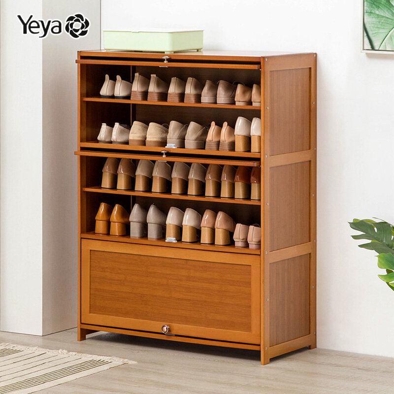 Shoe cabinet storage rack, household modern door, large capacity, simple space saving, ultra-thin solid wood balcony, bucket storage ราคา 767 บาท*ส่งฟรี