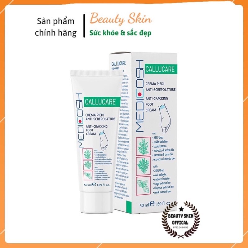 Kem Bôi Nứt Gót Chân Medicosh Callucare 50ml
